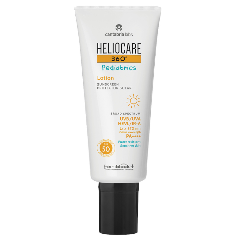 Heliocare 360° Pediatrics Lotion SPF 50 – Gentle Kids Sun Protection Heliocare 360° Pediatrics Lotion SPF 50 – lightweight baby/kids sunscreen