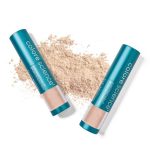 Colorescience Brush-On Shield SPF50 Tan — mineral powder sunscreen for tan and golden skin tones