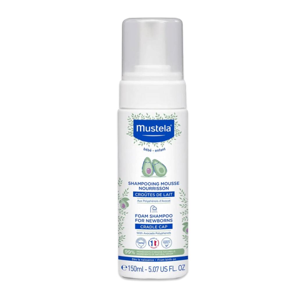 Mustela Cradle Cap Foaming Shampoo – gentle cleansing shampoo for cradle cap