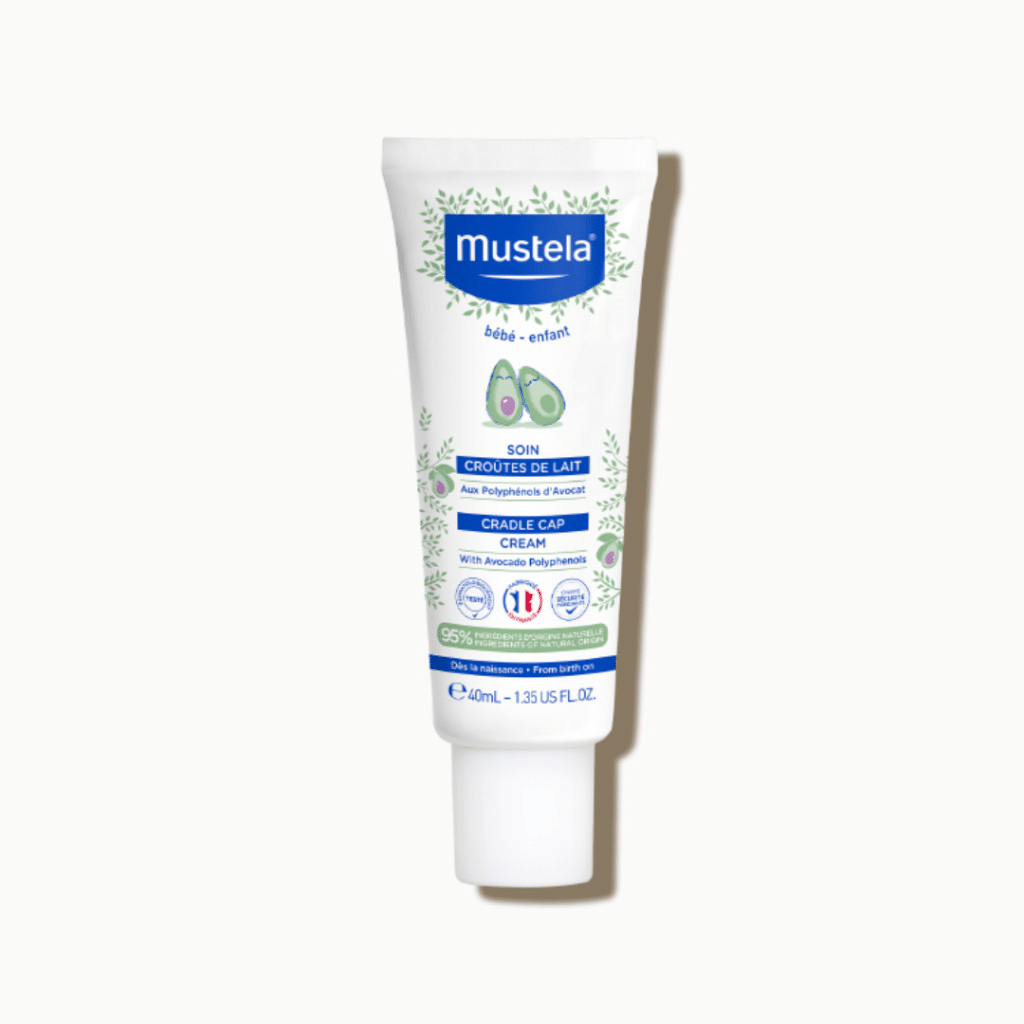 Mustela Cradle Cap Cream – gentle baby scalp care for cradle cap relief