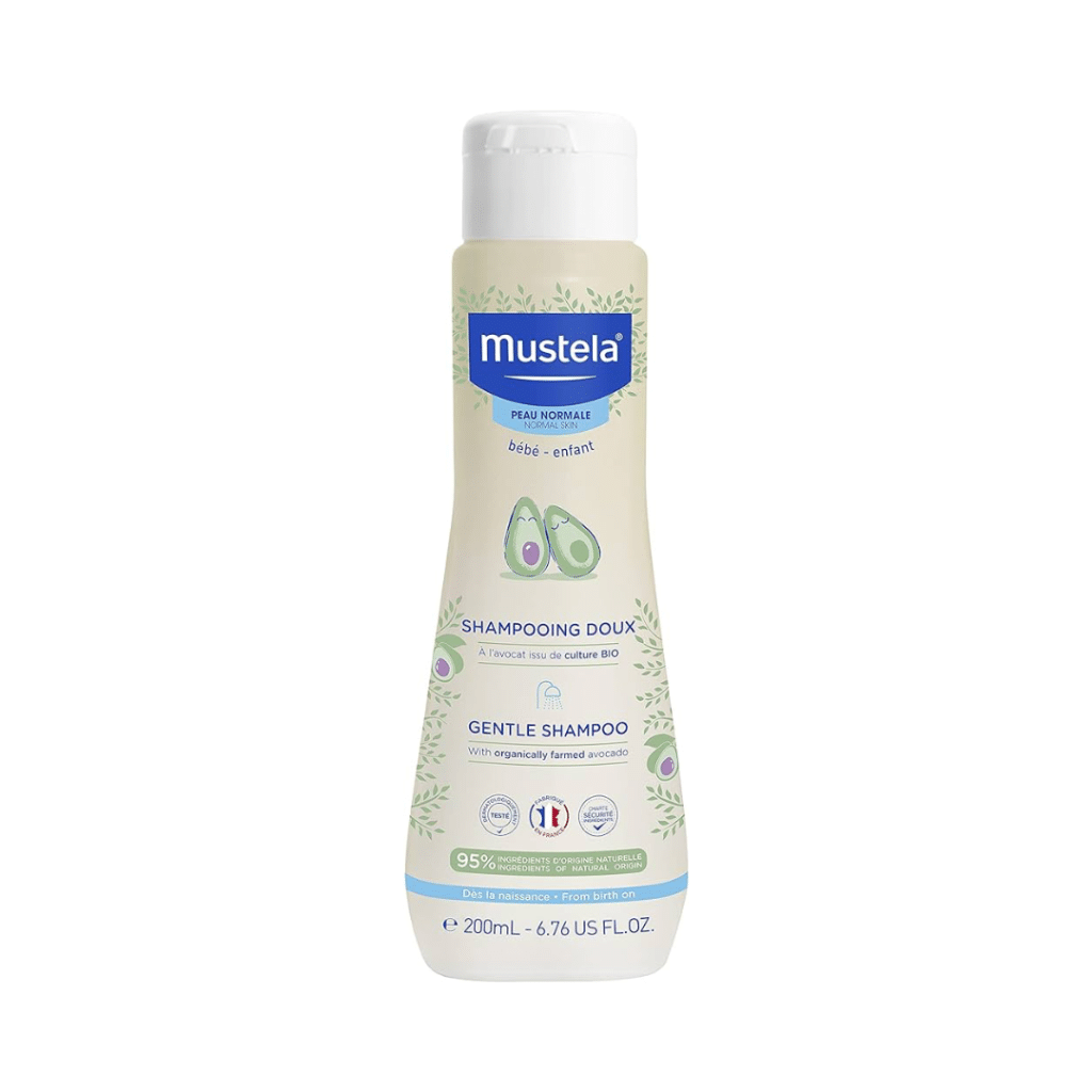 Mustela Gentle Shampoo 200ml – tear-free baby shampoo for delicate hair