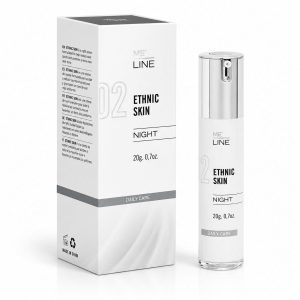 Me Line Ethnic Skin Night Cream – overnight brightening treatment for darker skin tones.