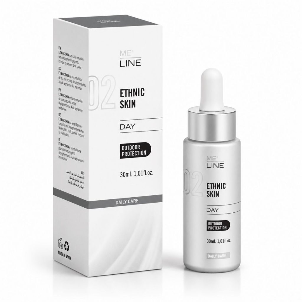 Me Line Ethnic Skin Day Cream — brightening day moisturizer for uneven tone and hydration.