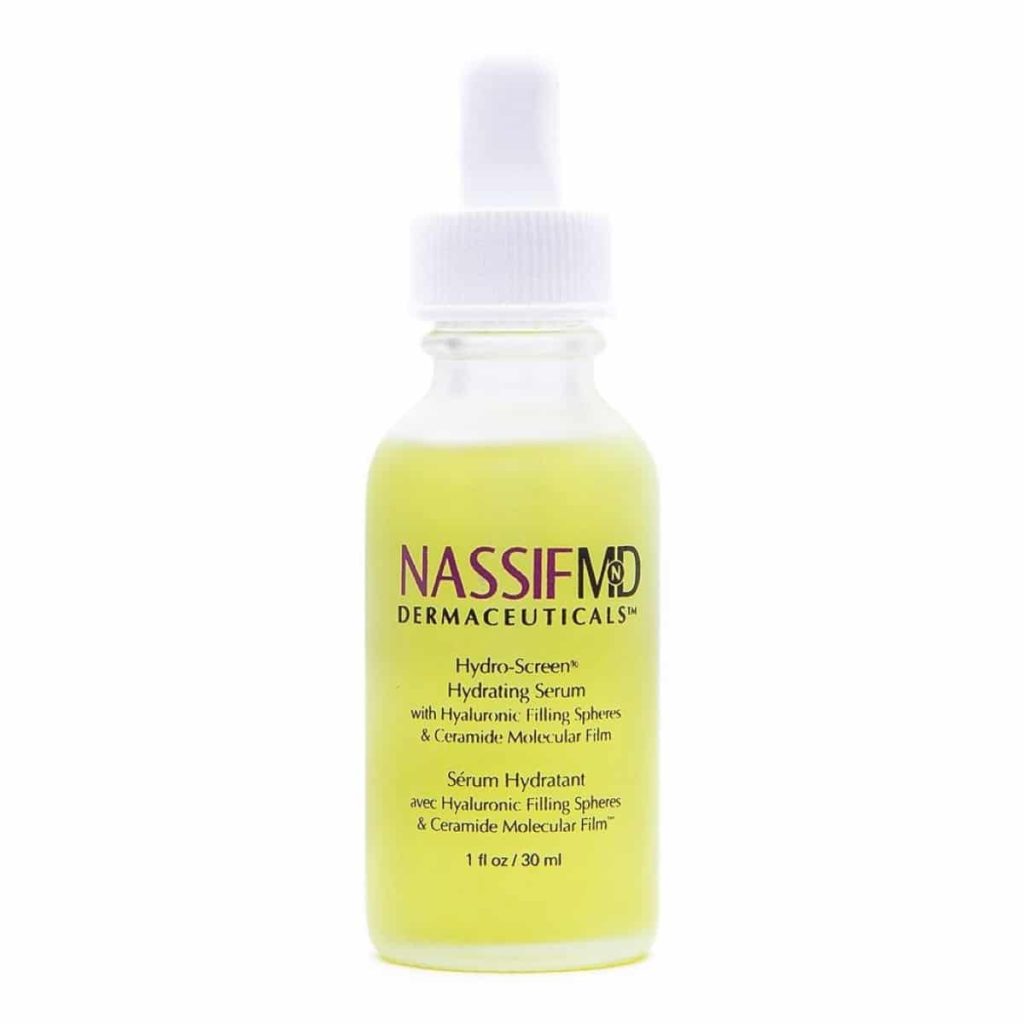 NassifMD Hydro-Screen Hydrating Serum with hyaluronic acid and ceramides
