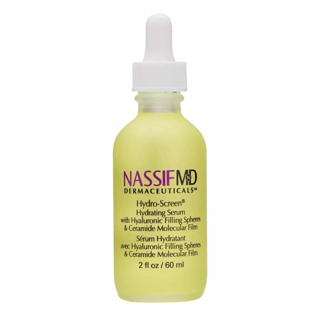 NassifMD Hydro-Screen Hydrating Serum 60ml with hyaluronic acid and ceramides