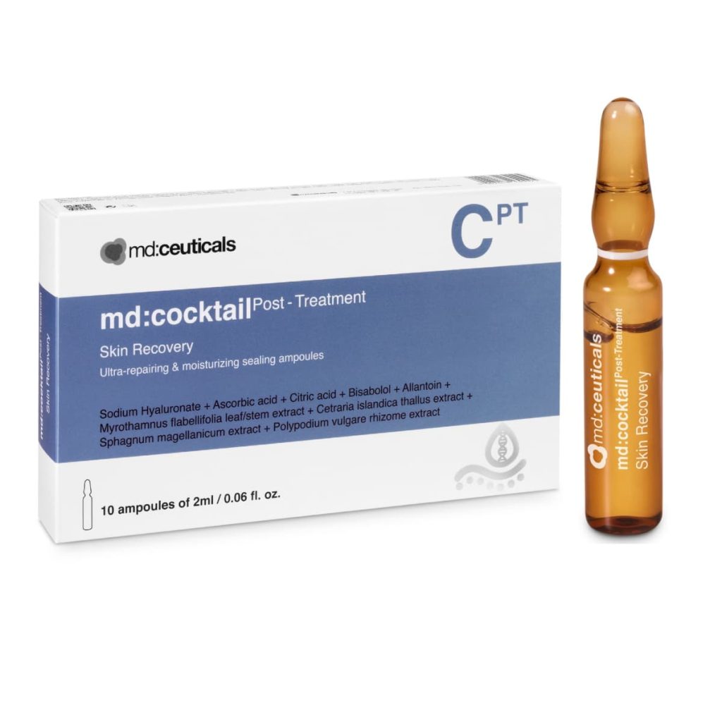 MD Cocktail Post Treatment Skin Recovery — soothing serum for post-procedure repair