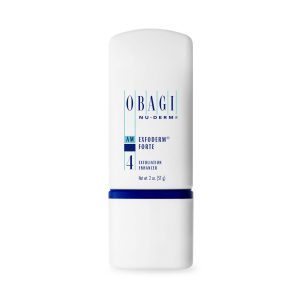 Obagi Nu-Derm Exfoderm Forte tube – advanced AHA exfoliating lotion for smoother skin
