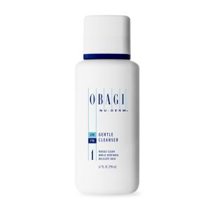 Obagi Nu-Derm Gentle Cleanser bottle – mild hydrating face wash for sensitive to dry skin