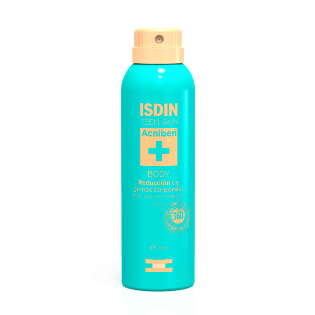 ISDIN Acniben Body Spray 150 ml – exfoliating spray for chest and back blemishes