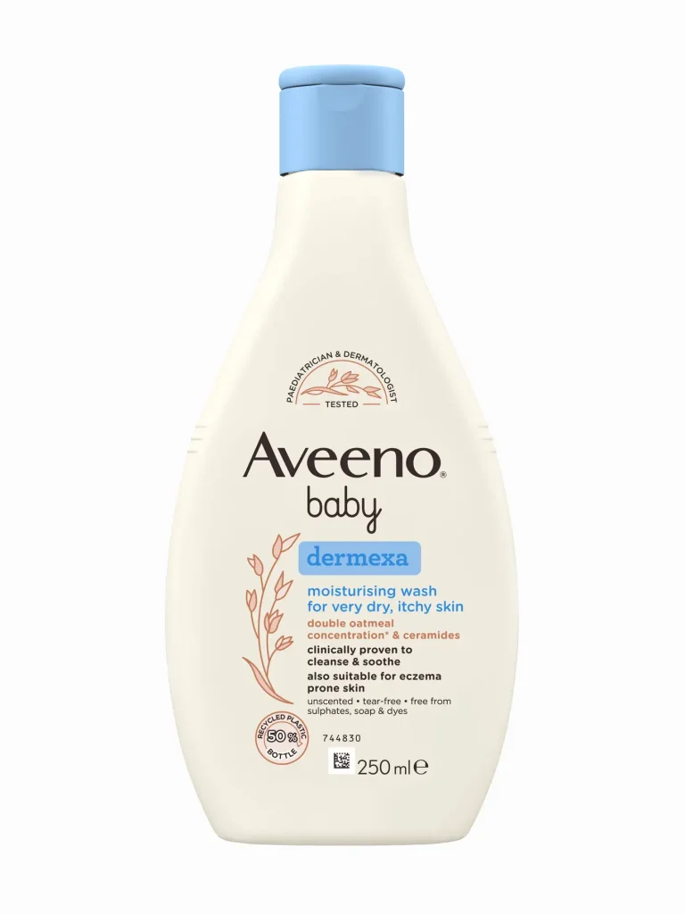 Aveeno Baby Dermexa Wash 250ml bottle front view
