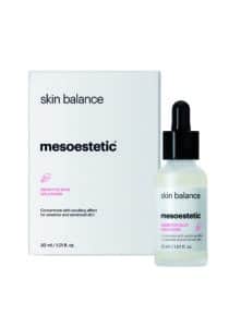 Mesoestetic Skin Balance serum with saffron, algae, and probiotic peptides