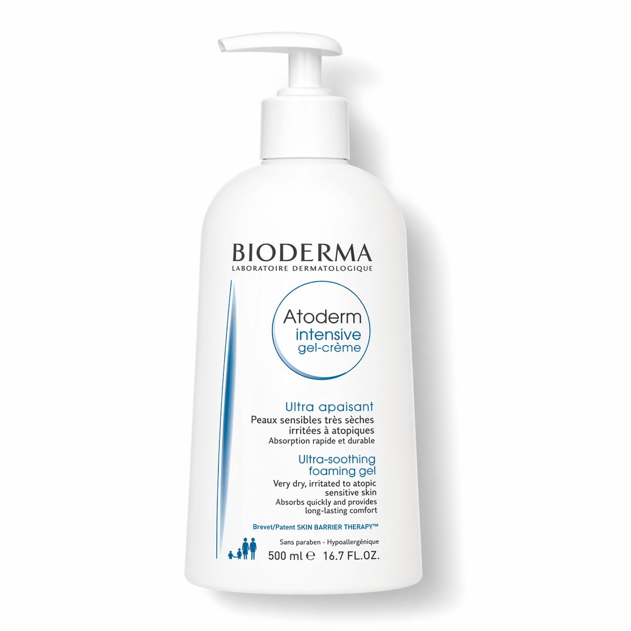 Bioderma Atoderm Intensive Foaming Gel 500ml Bioderma Atoderm Intensive Gel Creme 200ml - Image 1