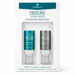 Endocare Expert Drops Hydrating Protocol serum bottle on white background
