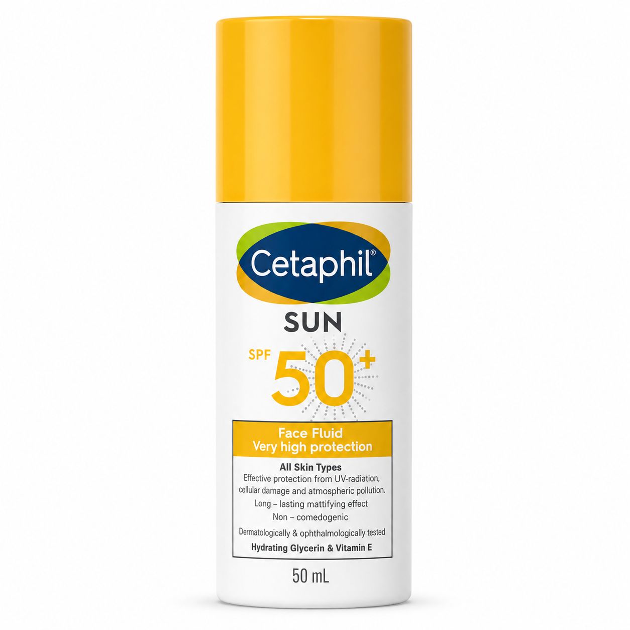 Cetaphil Sun Face Fluid Non-Tinted SPF50 50ml Cetaphil Sun Face Fluid Non-Tinted SPF50 50ml - Image 1