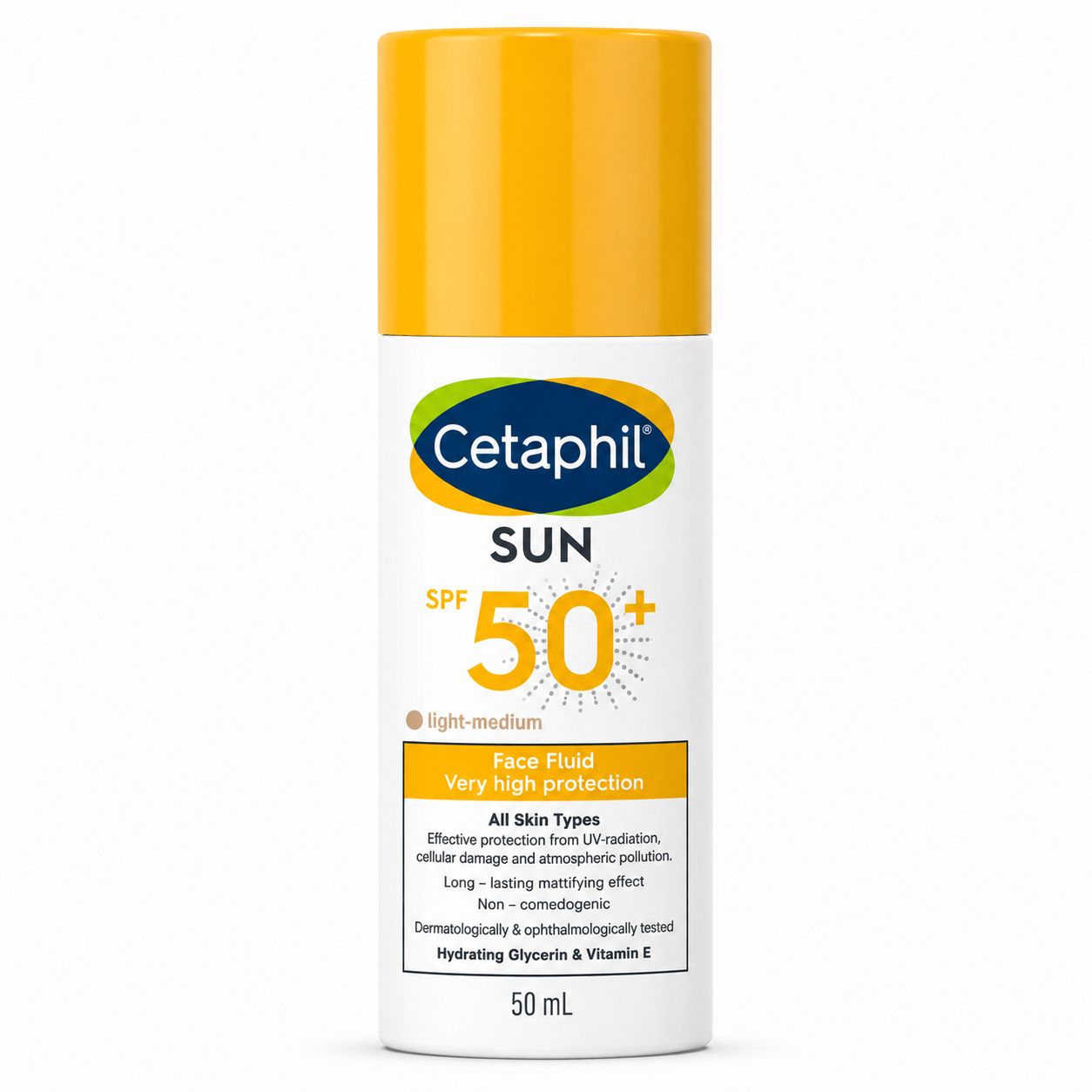 Cetaphil Sun Face Fluid Tinted SPF50 50ml Cetaphil Sun Face Fluid Tinted SPF50 50ml - Image 1
