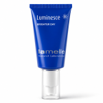 Lamelle Luminesce Brighter Day 50ml brightening moisturiser for uneven skin tone and pigmentation.