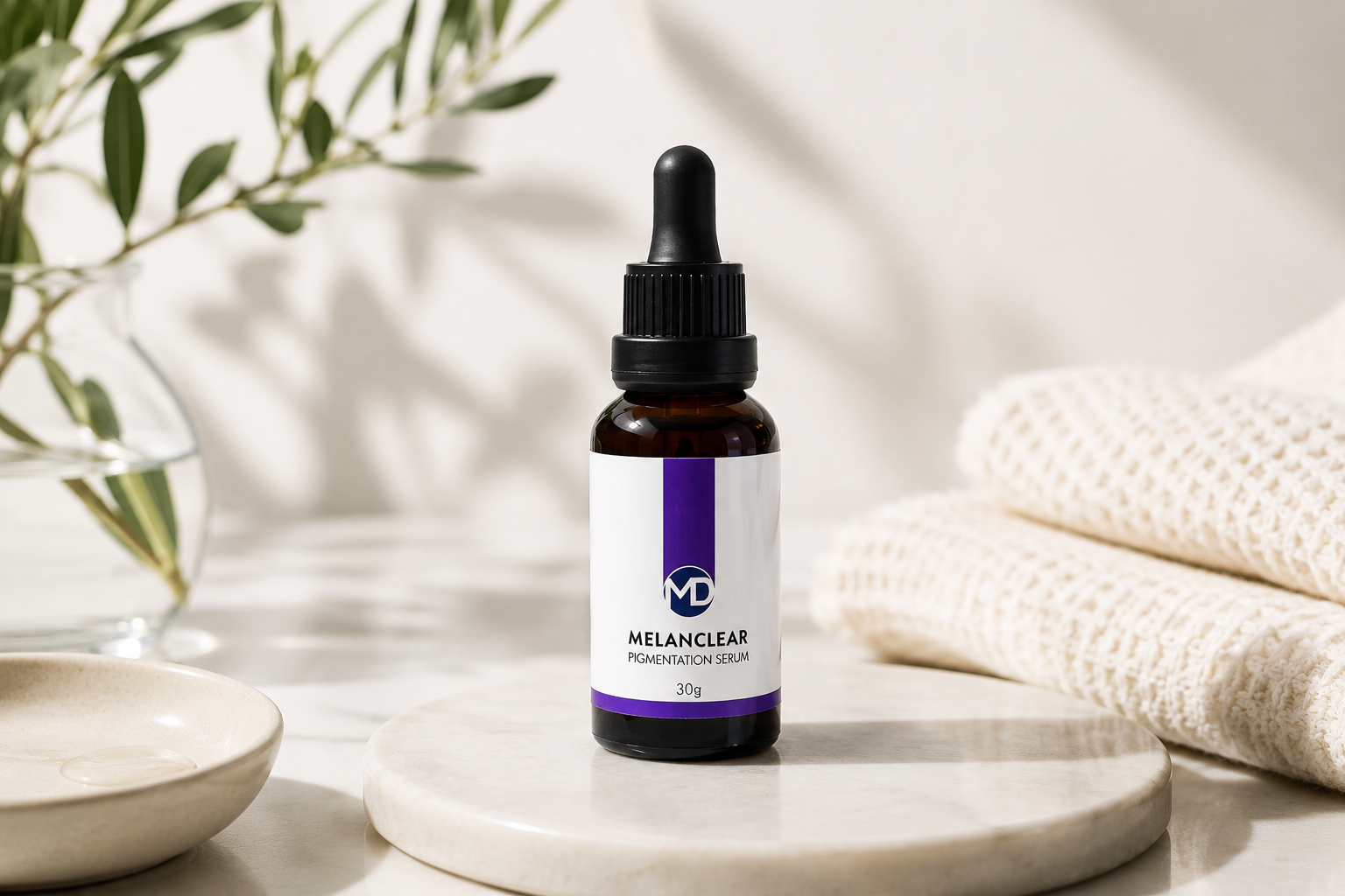MD MelanClear for pigmentation, serum for uneven skin tone