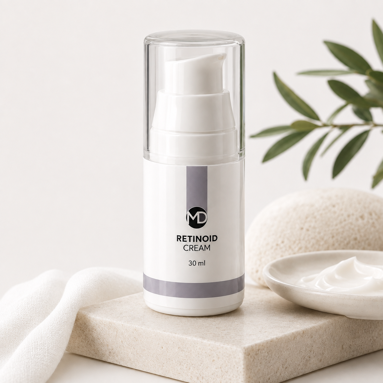 MD Retinoid Cream with HPR for fine lines, pigmentation and uneven skin texture