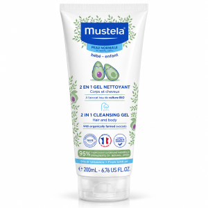 Mustela 2 in 1 Cleansing Gel for baby hair and body