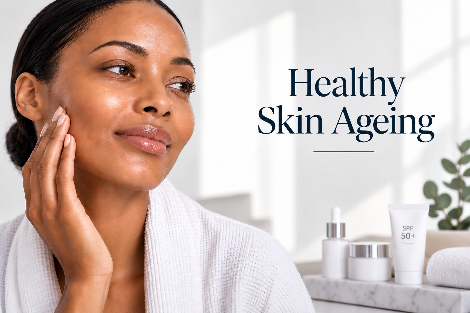Anti aging skincare routine for healthy skin ageing, fine lines and wrinkles