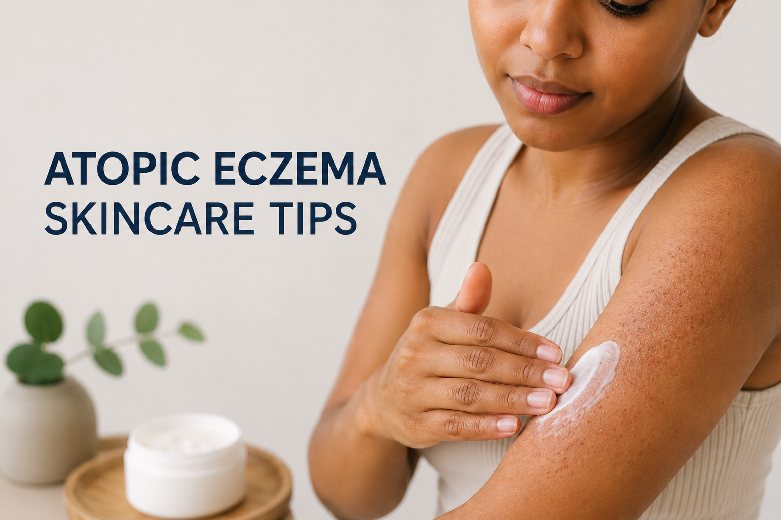 Atopic eczema skincare tips for moisturising dry, eczema-prone skin